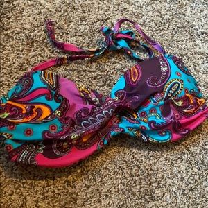 Xhileration bikini top with removable strap